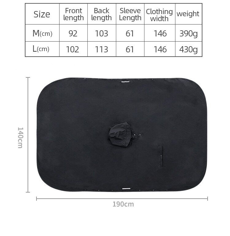 Áo mưa cánh dơi Naturehike NH20FS005 sử dụng du lịch, dã ngoại