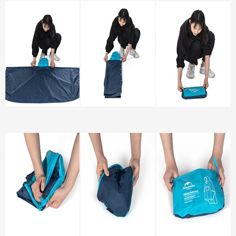 Áo mưa Naturehike NH19Y036-Y gọn nhẹ, thân thiện, dễ dùng