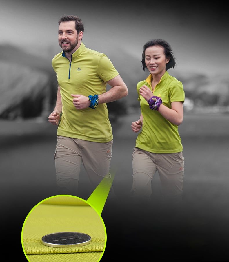 Áo thể thao Nam, Nữ nhanh khô, đàn hồi 4 chiều NatureHike NH01Y016-V