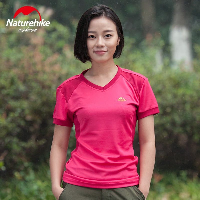 Áo thể thao Nam, Nữ nhanh khô, đàn hồi 4 chiều NatureHike NH01Y016-V