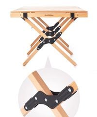 Bàn gấp gỗ Naturehike NH19JJ009 sử dụng dã ngoại, cắm trại cho nhóm đông người