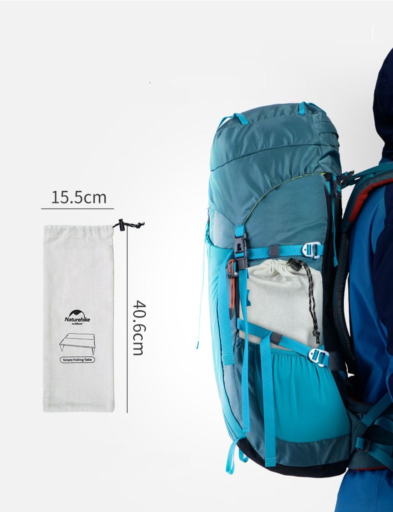 Bàn gấp gọn cắm trại, picnic, du lịch siêu nhẹ NatureHike NH17Z001-L