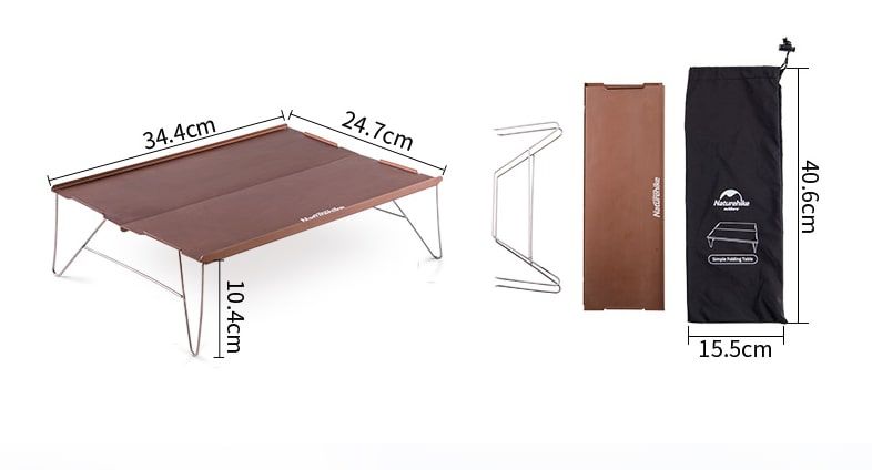 Bàn gấp gọn cắm trại, picnic, du lịch siêu nhẹ NatureHike NH17Z001-L