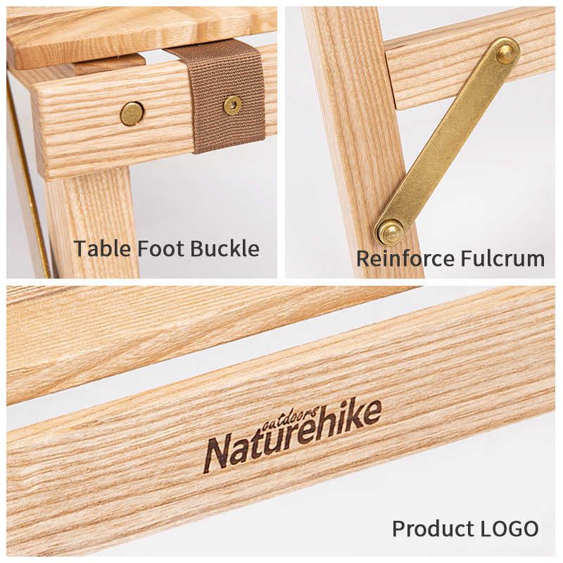 Bàn gỗ gấp gọn đi dã ngoại NatureHike NH19JJ087