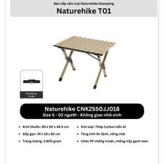 Naturehike CNK2550JJ018 - Bàn cắm trại đa năng, tiện lợi