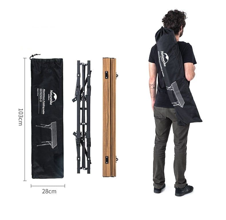 Bàn xếp Du lịch, Picnic, Cắm trại phong cách Vintage NatureHike NH19Z003-D
