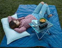 Bàn xếp Inox gấp gọn đi cắm trại, câu cá NatureHike NH19Z008-Z