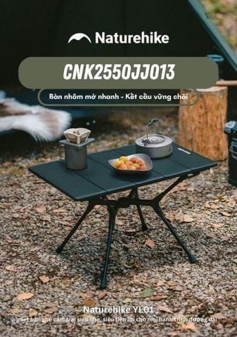 Bàn xếp nhôm cắm trại Naturehike CNK2550JJ021 - YL01