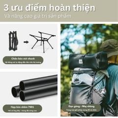 Bàn xếp nhôm cắm trại Naturehike CNK2550JJ021 - YL01