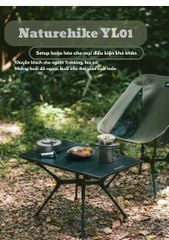 Bàn xếp nhôm cắm trại Naturehike CNK2550JJ021 - YL01