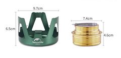 Bếp cồn dã ngoại, du lịch, đi phượt Mini NatureHike NH18L001-T