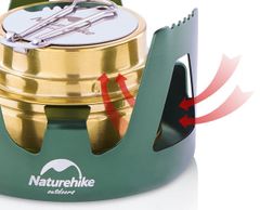 Bếp cồn dã ngoại, du lịch, đi phượt Mini NatureHike NH18L001-T