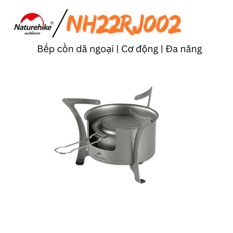Bếp cồn Naturehike NH22RJ002 - Titanium - Cơ động, đa năng
