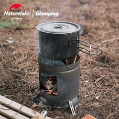 Bếp củi Titanium Naturehike NH20RJ005 mini mang đi cắm trại