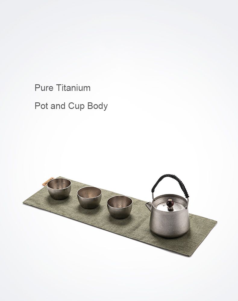 Ấm trà Titanium Naturehike Glamping NH20CJ007