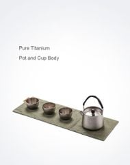 Ấm trà Titanium Naturehike Glamping NH20CJ007