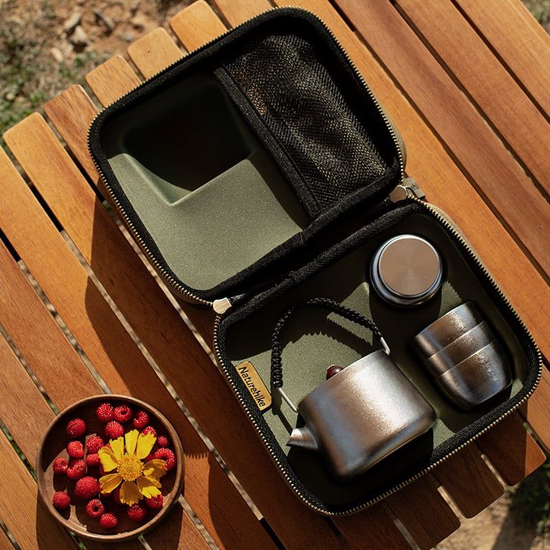 Ấm trà Titanium Naturehike Glamping NH20CJ007
