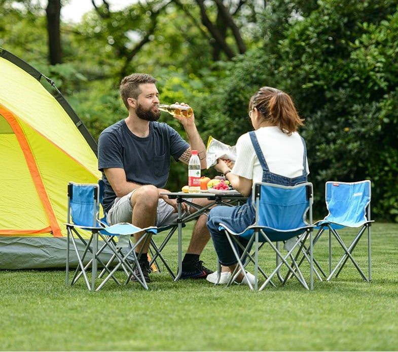 Bộ bàn ghế xếp gọn đi du lịch, dã ngoại 4 người NatureHike NH17Z002-Z