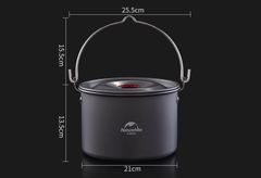 Bộ nồi dã ngoại, đun nước, nấu nướng ngoài trời NatureHike NH17D021-G