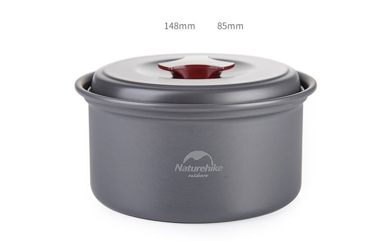 Bộ nồi đi phượt, nấu ăn gọn nhẹ 3 chiếc NatureHike NH15T203-G