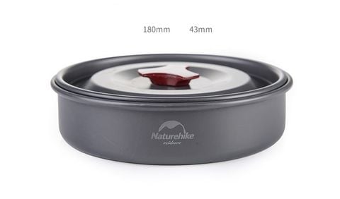 Bộ nồi đi phượt, nấu ăn gọn nhẹ 3 chiếc NatureHike NH15T203-G