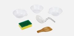 Bộ nồi du lịch Naturehike NH18T018-G 4 sản phẩm chất lượng, gọn nhẹ, dễ sử dụng