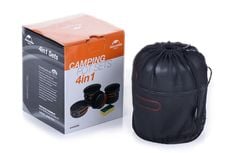 Bộ nồi du lịch Naturehike NH18T018-G 4 sản phẩm chất lượng, gọn nhẹ, dễ sử dụng