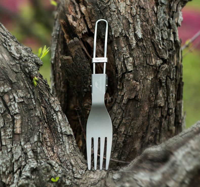 Thìa dĩa du lịch không gỉ, gấp gọn tiện lợi NatureHike NH18C001-J