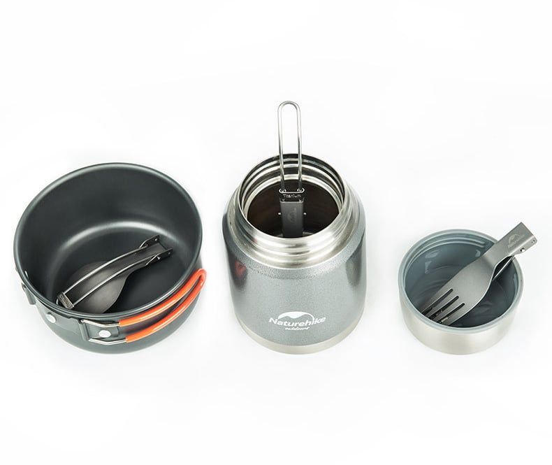 Thìa dĩa du lịch không gỉ, gấp gọn tiện lợi NatureHike NH18C001-J