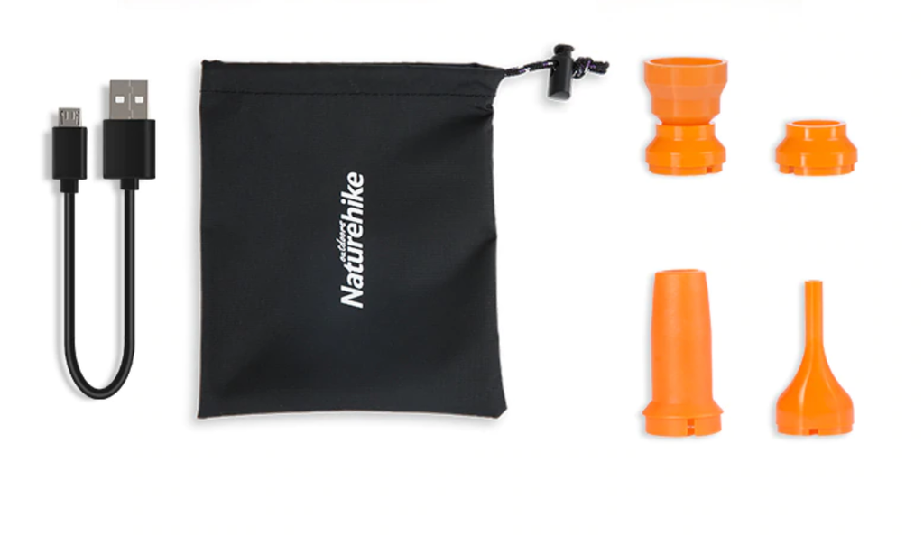 Máy bơm đệm, lều, gối hơi Mini sạc điện qua USB NatureHike NH17C100-B