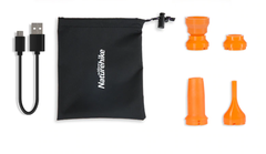 Máy bơm đệm, lều, gối hơi Mini sạc điện qua USB NatureHike NH17C100-B