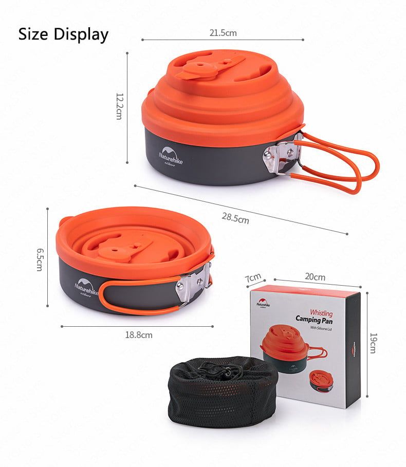 Chảo huýt sáo Naturehike NH19CJ006 thiết kế độc đáo, mới lạ