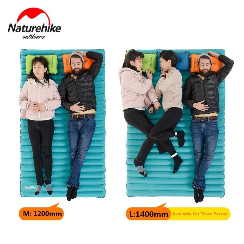 Đệm bơm hơi du lịch, cắm trại cho 2 - 3 người NatureHike NH17T120-U