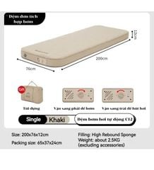 Đệm bơm hơi tích hợp Naturehike CNK2300WS011