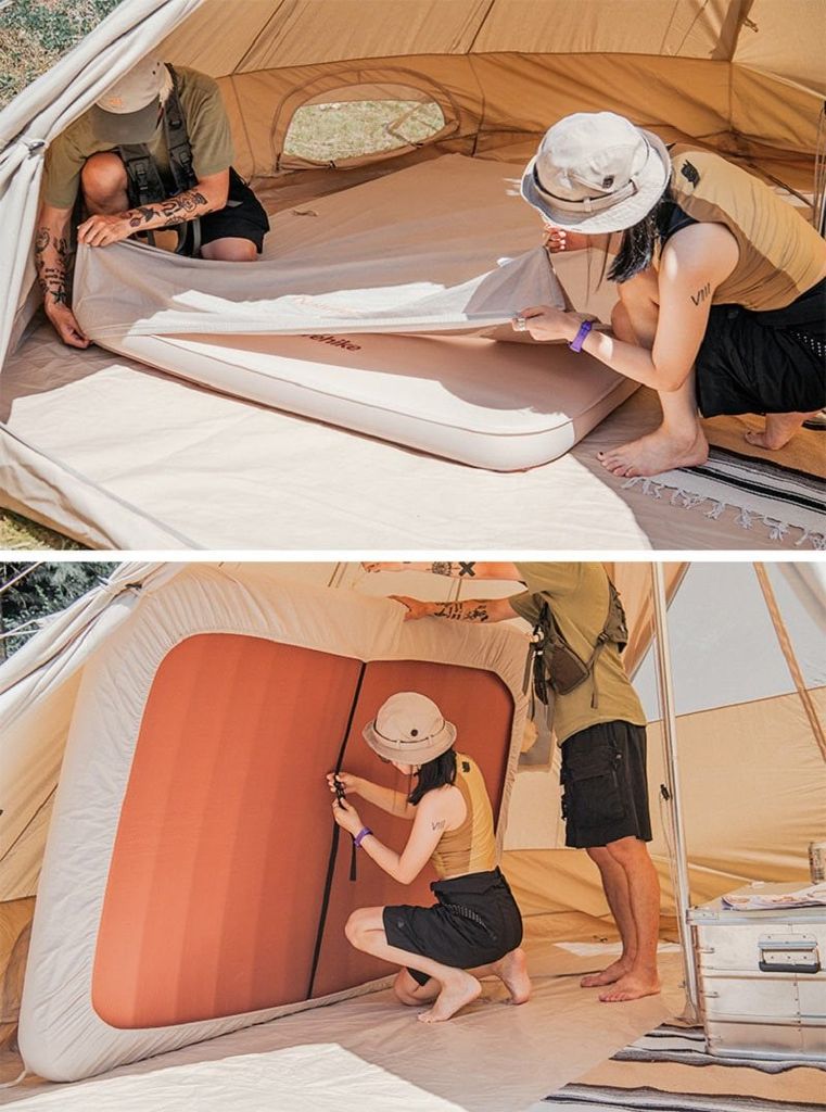 Drap ( Ga Chải ) Đệm bơm hơi Naturehike NH20PJ023 Glamping - cắm trại