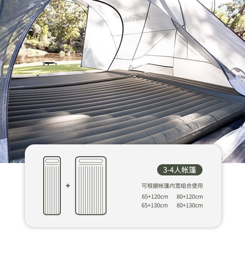 Đệm hơi du lịch có gối Naturehike NH20FCD12