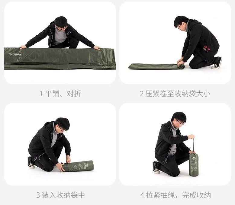 Đệm hơi du lịch có gối Naturehike NH20FCD12