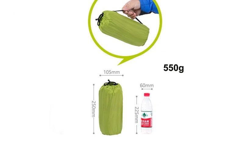 Đệm hơi du lịch không cần thổi, gấp gọn NatureHike NH16D003-D