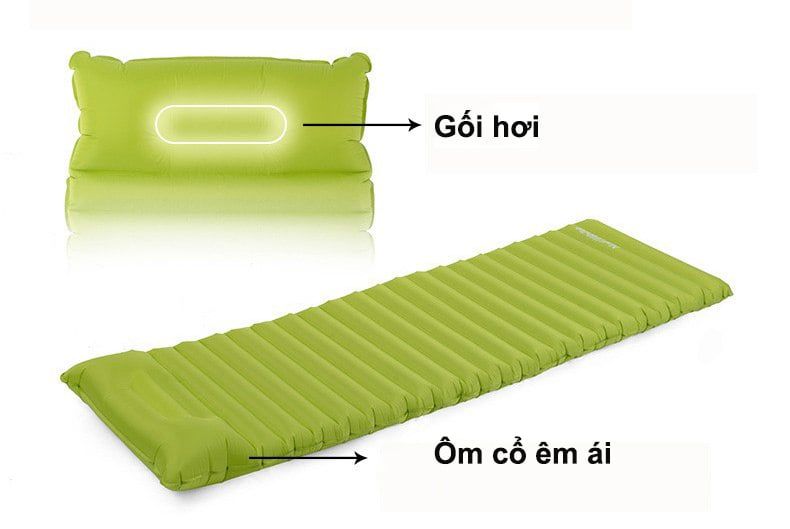 Đệm hơi du lịch không cần thổi, gấp gọn NatureHike NH16D003-D