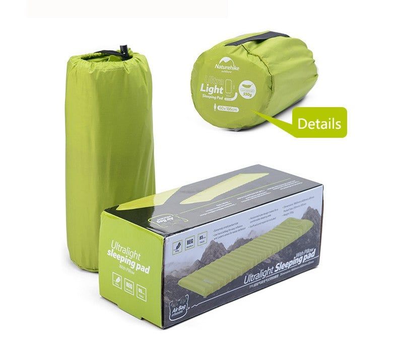 Đệm hơi du lịch không cần thổi, gấp gọn NatureHike NH16D003-D