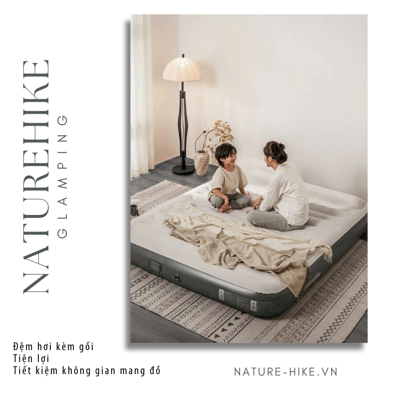 Đệm hơi du lịch cắm trại Naturehike CNK2450WS040