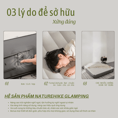 Đệm hơi du lịch cắm trại Naturehike CNK2450WS040
