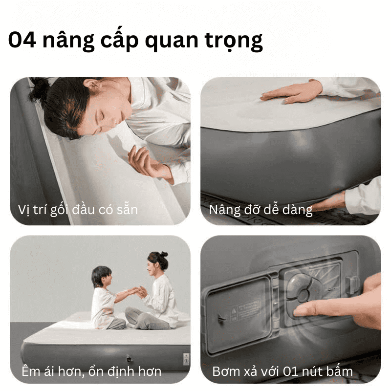Đệm hơi du lịch cắm trại Naturehike CNK2450WS040