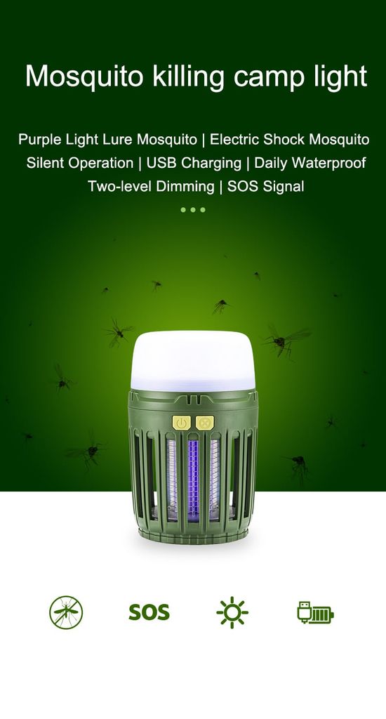 Đèn dã ngoại Naturehike NH20ZM003 có tính năng diệt muỗi