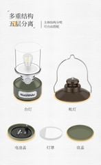 Đèn treo lều cổ Naturehike NH20ZM012 phong cách RETRO