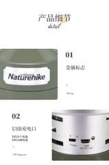 Đèn treo lều cổ Naturehike NH20ZM012 phong cách RETRO