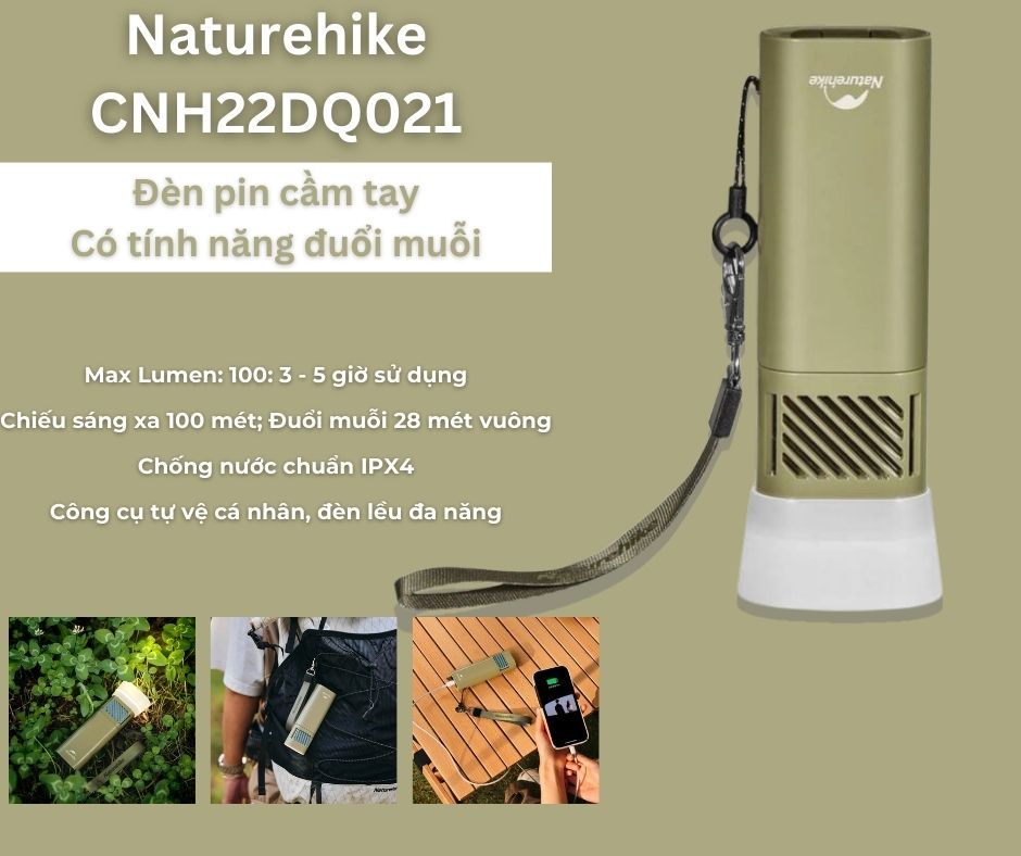 Đèn pin cầm tay đuổi muỗi Naturehike CNH22DQ021