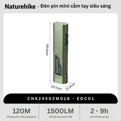 Đèn pin cầm tay mini Naturehike CNK2450ZM016 - EDC01
