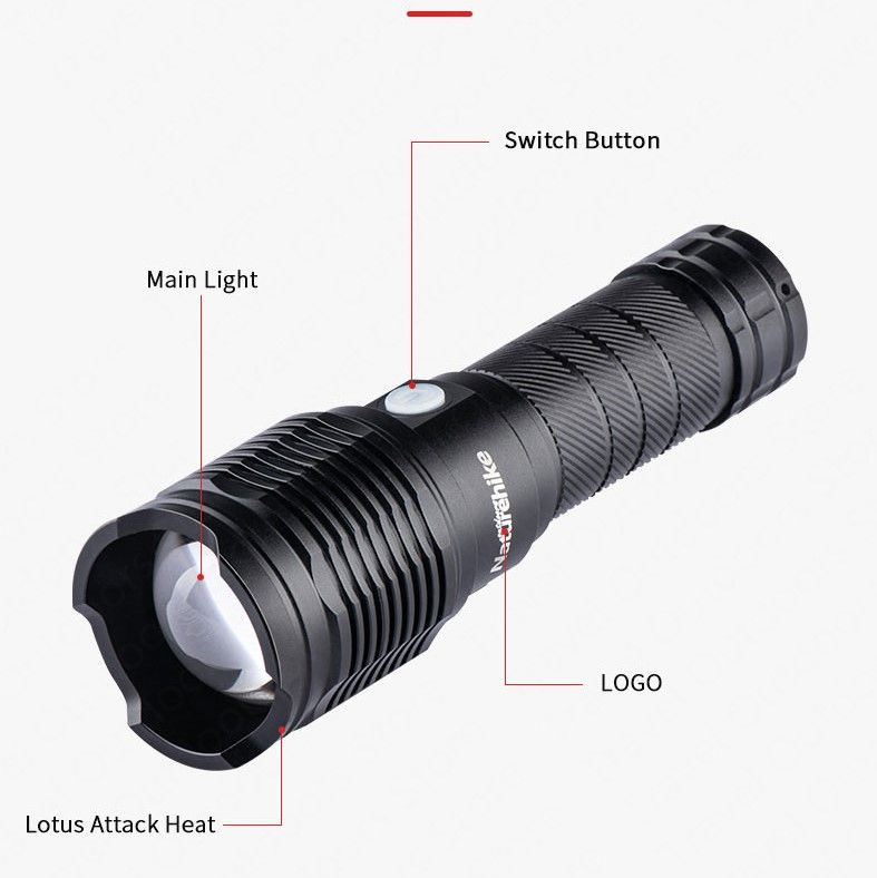 Đèn pin chiếu xa siêu sáng NatureHike NH20ZM009