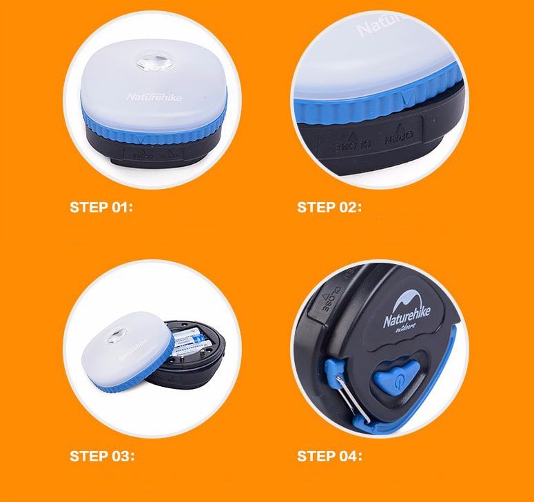 Đèn pin treo lều cắm trại, dã ngoại, du lịch NatureHike NH16D300-D